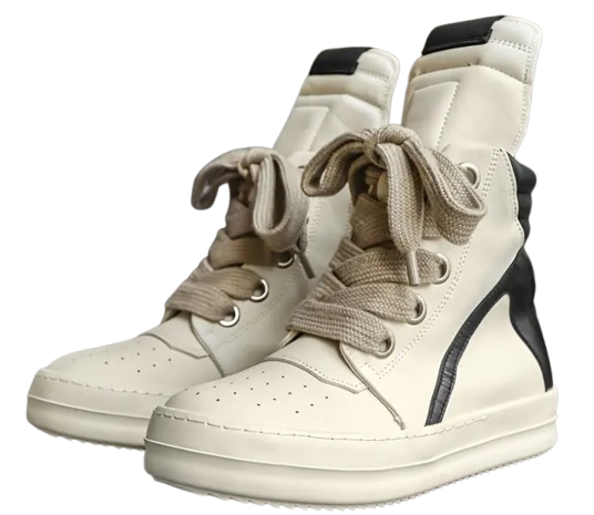 HIGH TOP WHITE SNEAKERS