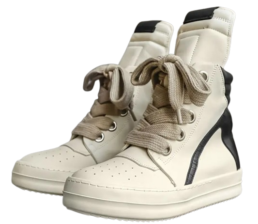 HIGH TOP WHITE SNEAKERS